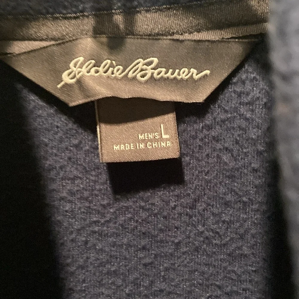 NWT Eddie Bauer 1/4 Zip Fleece Size L